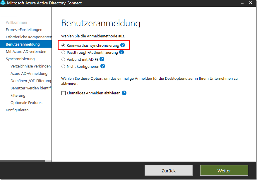 Azure AD Connect / Hybrid / Office 365