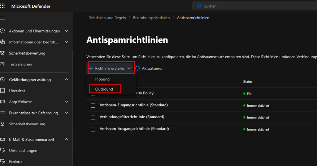 Antispamrichtlinien